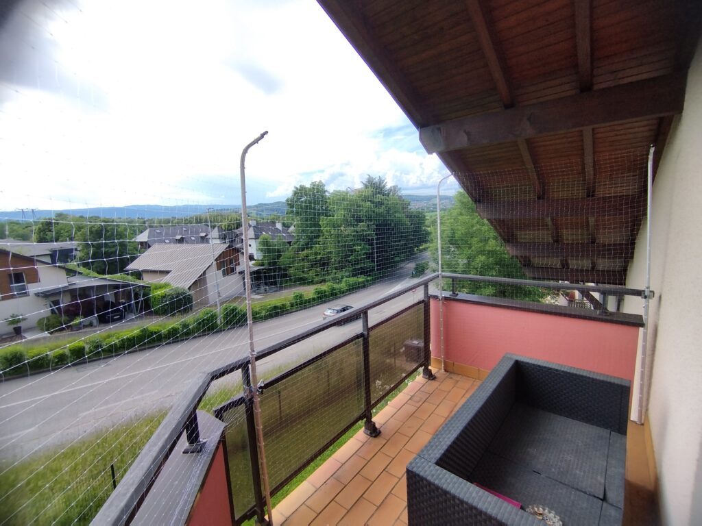 Filet anti chute sur balcon à Chambery