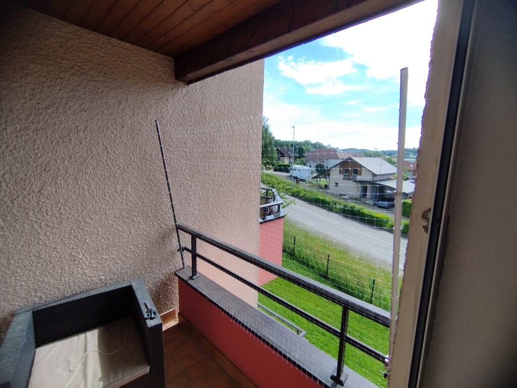 Filet anti chute sur balcon à Chambery